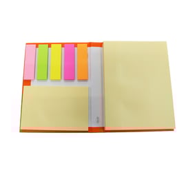 Unical 3-Size Sticky Notes Book – Orange